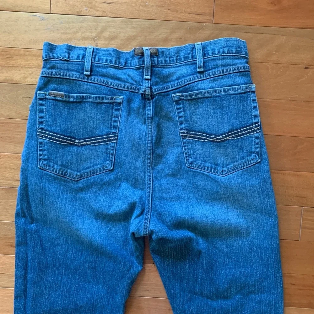 Ariat M4 Legacy 36x29 Relaxed Boot Cut Jeans Mens Blue Denim Western Cowboy